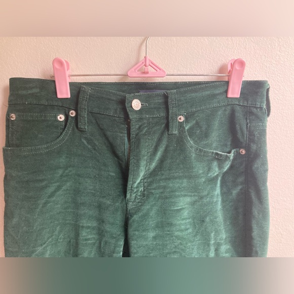Green Velvet J Crew Jeans - Picture 5 of 13